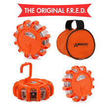 Load image into Gallery viewer, Flashing Warning Flare Light for Car, Truck, Boat, or Shop with Magnetic Base