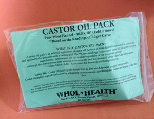 WHOL~HEALTH ~ Castor Oil  Pack