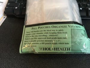 WHol-Health ~ Pill Pouches